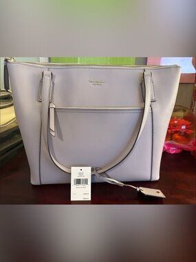 kate spade Lavender Saffiano Tote